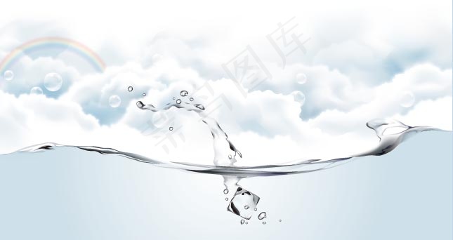 动感水滴ai矢量模版下载