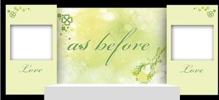 婚礼迎宾区背景