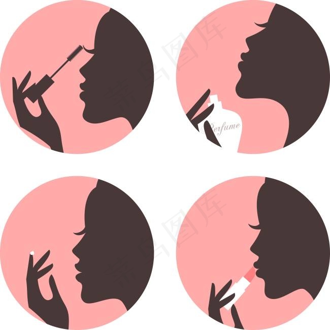 化妆的女人