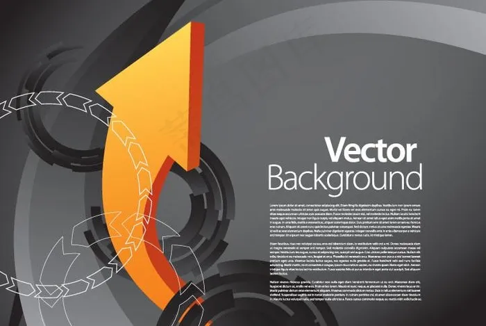 动感箭头矢量素材图片