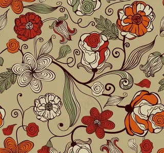 欧式古典花纹花朵图片