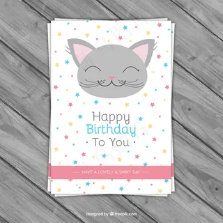 可爱卡通矢量猫