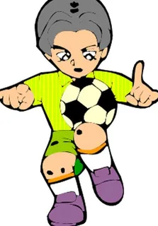 足球 卡通运动人物图片