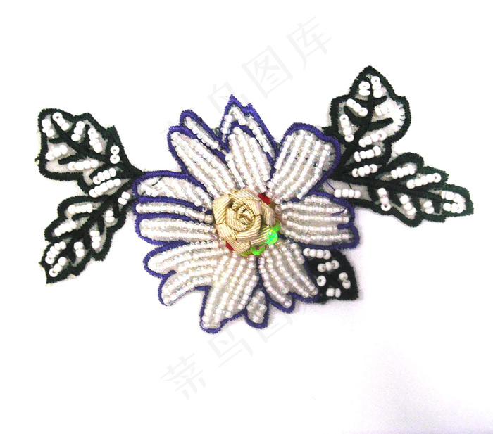 钉珠 花朵 树叶 潮流装饰 免费素...