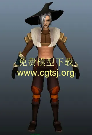 帅气游戏角色游戏模型