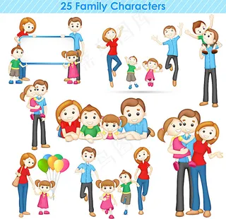 矢量卡通人物大全