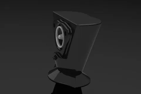 录音师概念扬声器