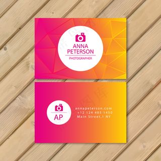 黑色蓝色IT科技大气名片