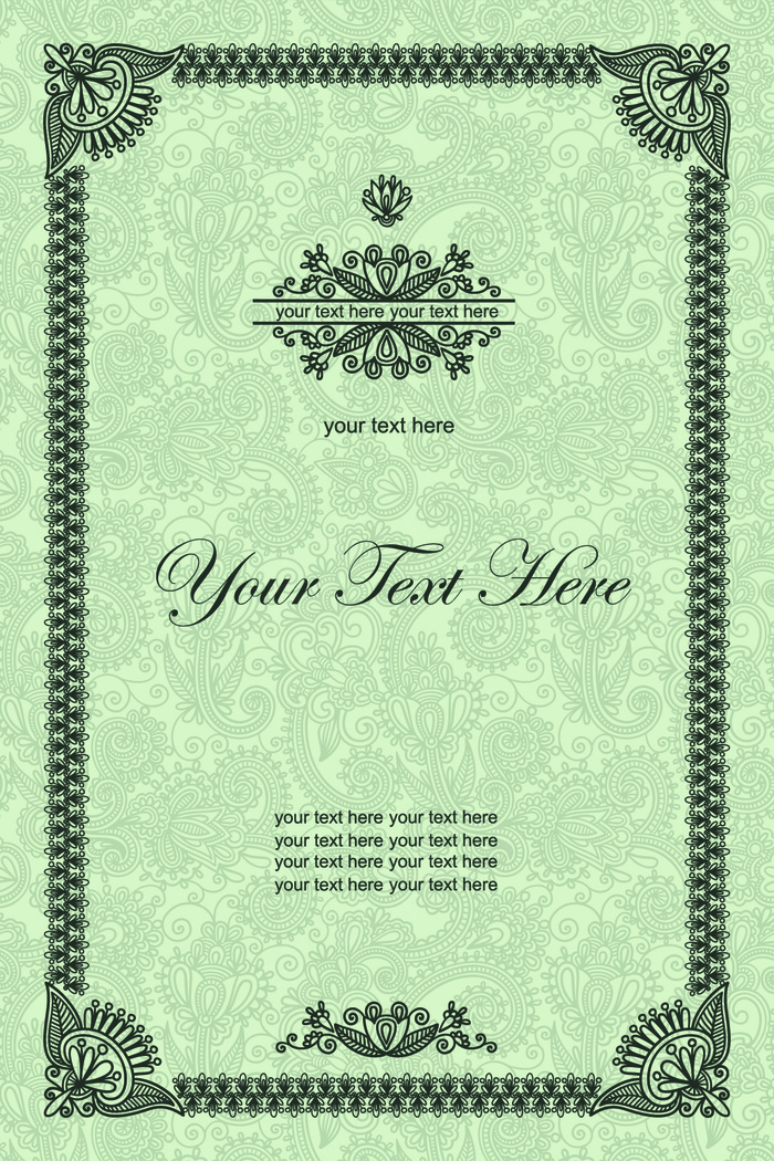 欧式复古花纹边框矢量素材03——欧...