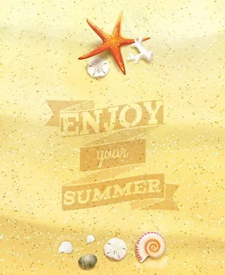 沙滩海洋生物图片