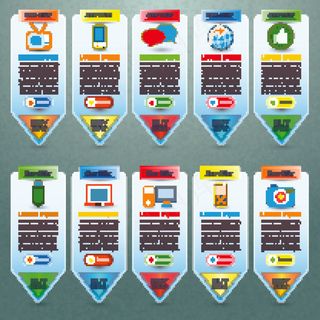 酷炫网页按钮矢量素材