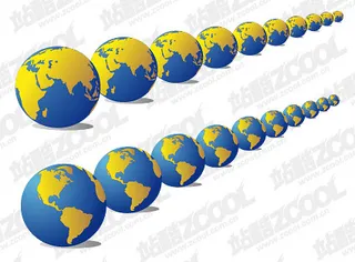 2，地球矢量素材