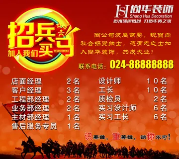 招兵买马加入我们招聘广告psd源文件下载