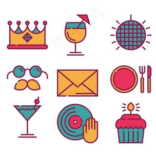 派对icon图标