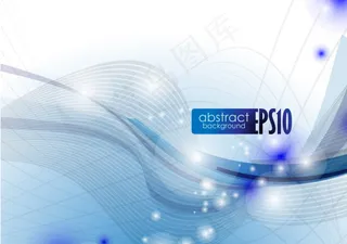 蓝色线条封面背景图