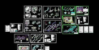 某钢管厂浴室扩建室内给排水施工图
