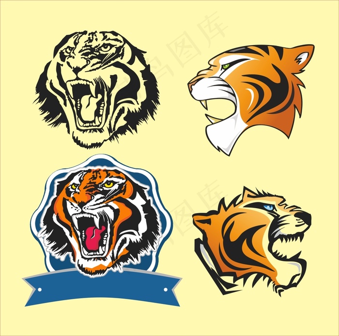 獅子LOGOcdr矢量模版下载