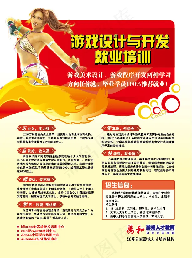 动漫游戏海报ai矢量模版下载