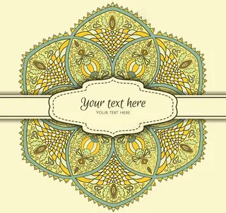 欧式花纹矢量素材图片