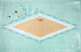 婚礼贺卡背景花边图片