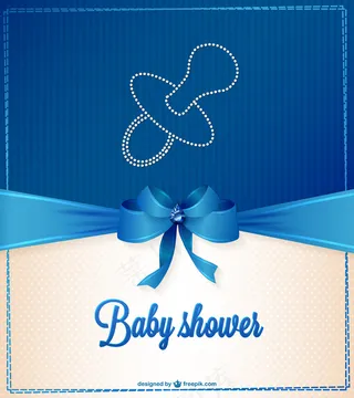 优雅的婴儿淋浴插图