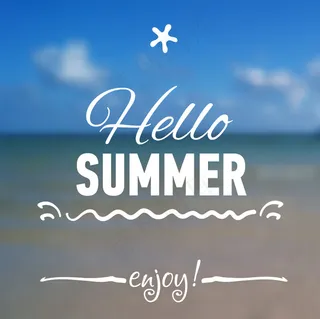 你好夏天海洋