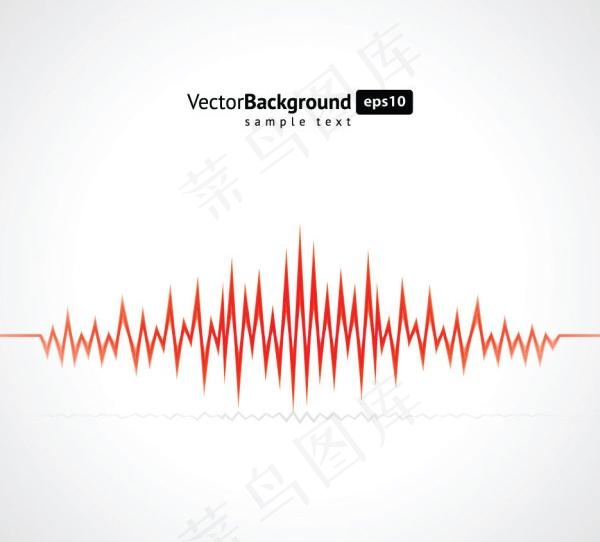 动感音频波光矢量素材四