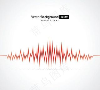 动感音频波光矢量素材四