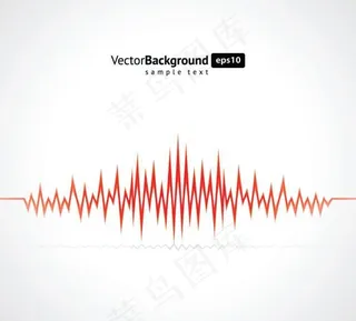 动感音频波光矢量素材四