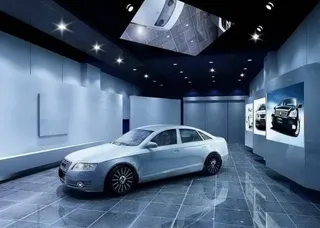 豪华汽车奥迪展示