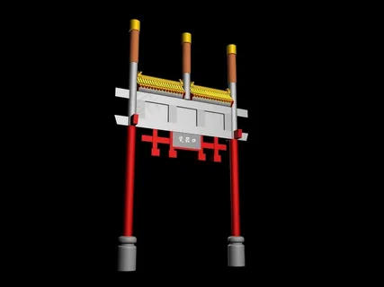 牌坊古建筑3D模型下载