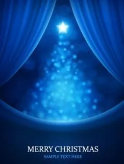 圣诞明亮的背景02矢量