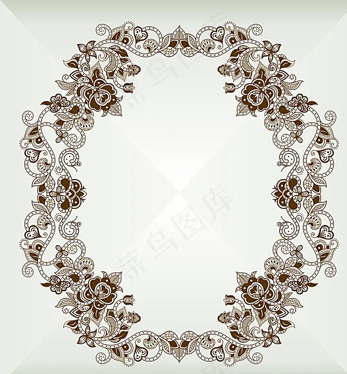 欧式花纹图片cdr矢量模版下载