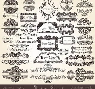 欧式花纹 古典花纹花边框图片