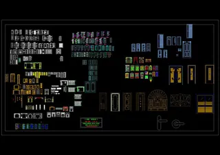 常用CAD图块门类cad图纸