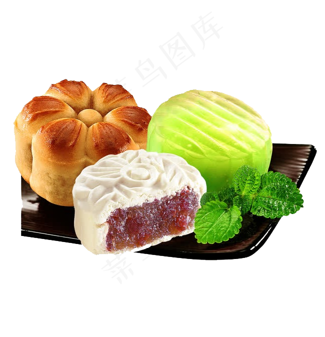 淘宝天猫中秋节日月饼PNG免扣素材...