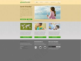 生态网站模板