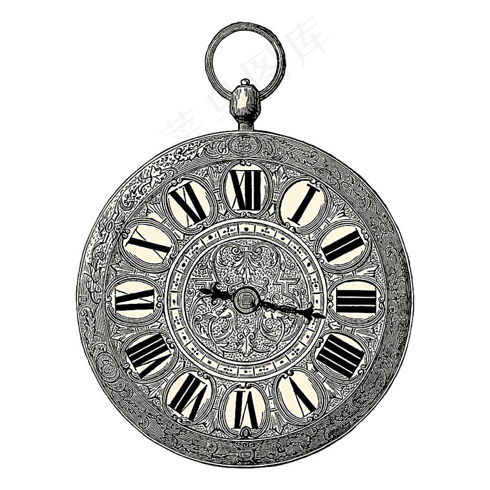 欧式复古怀表