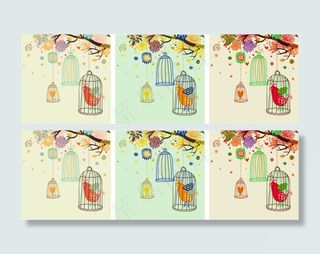 AI现代主义几何图形矢量图