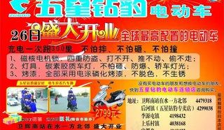 五星钻豹电动车图片