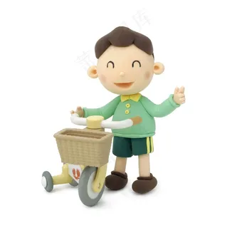 小男生骑车去 小男生骑车去