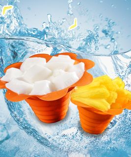 水果冰淇淋奶茶海报背景设计