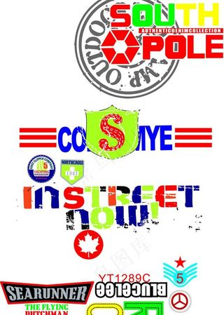 创意英文字图片