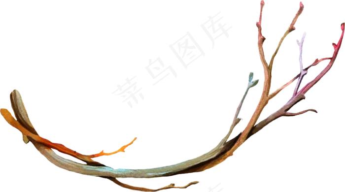 手绘水彩小鸟高清png设计素材(2289X1274)