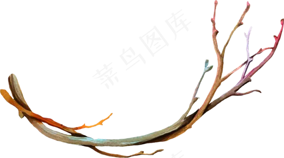 手绘水彩小鸟高清png设计素材