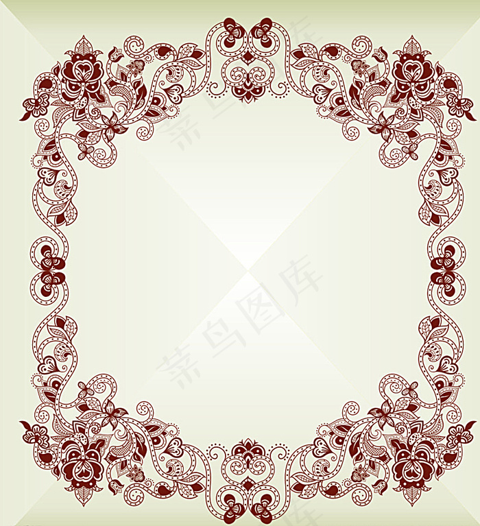 欧式花纹图片