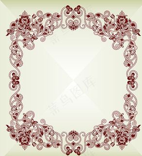 欧式花纹图片
