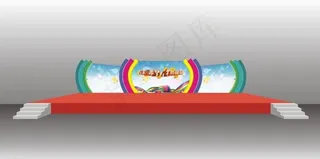 舞台设计矢量素材