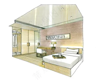 大厦设计素材手绘图片素材