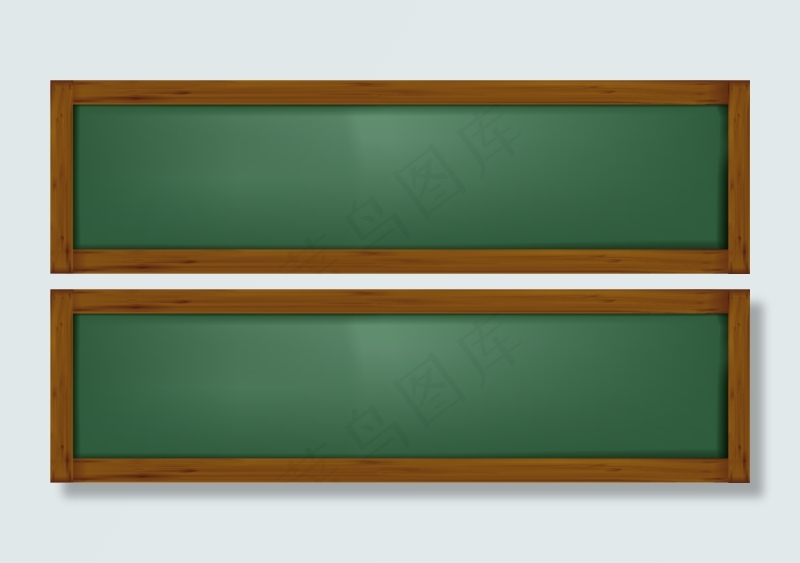 卡通教室黑板海报免扣素材